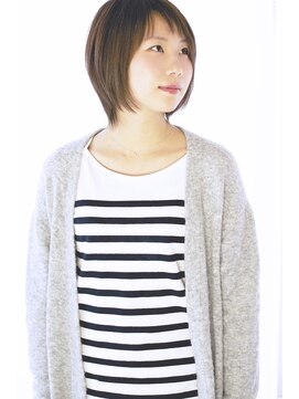 大人かわいいショートスタイルです☆カット後にサクッと写真を撮ったリアルサロンワークです